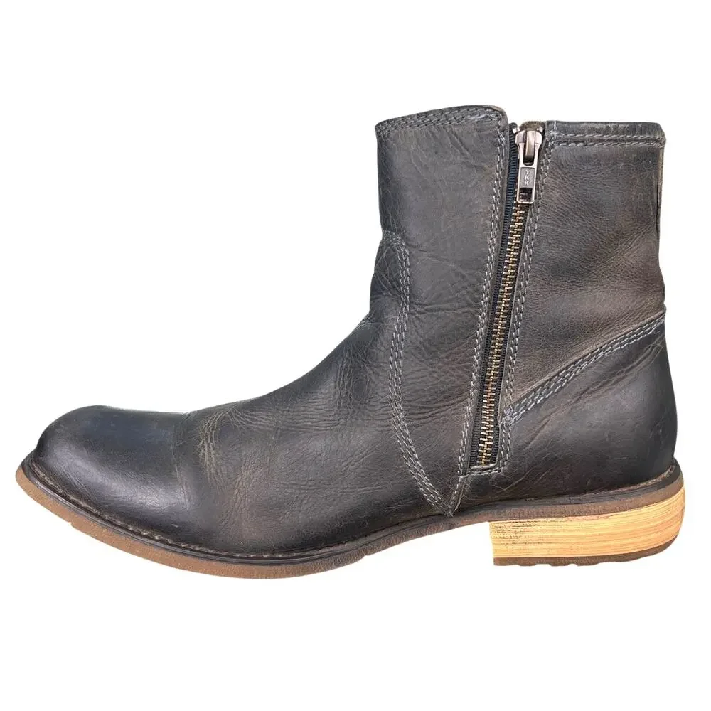 Bed Stu Men’s Crown Brown Distressed Leather Chelsea Boot Size US 11.5